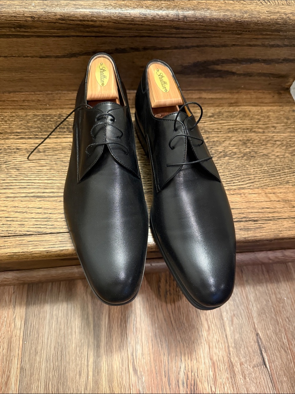 Never worn Black Leather Derby Shoes